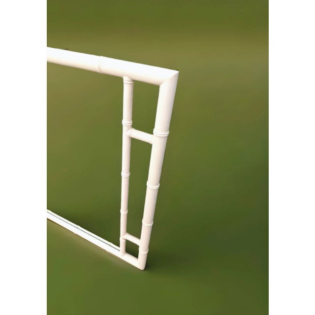 Mid Century Kittinger Furniture Craftsmen Bamboo-Style Wall Mirror For Sale In Louisville - Image 6 of 11