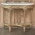 Late 19th Century 19th Century French Louis XVI Giltwood Carrara Marble Top Demilune Console For Sale - Image 5 of 18