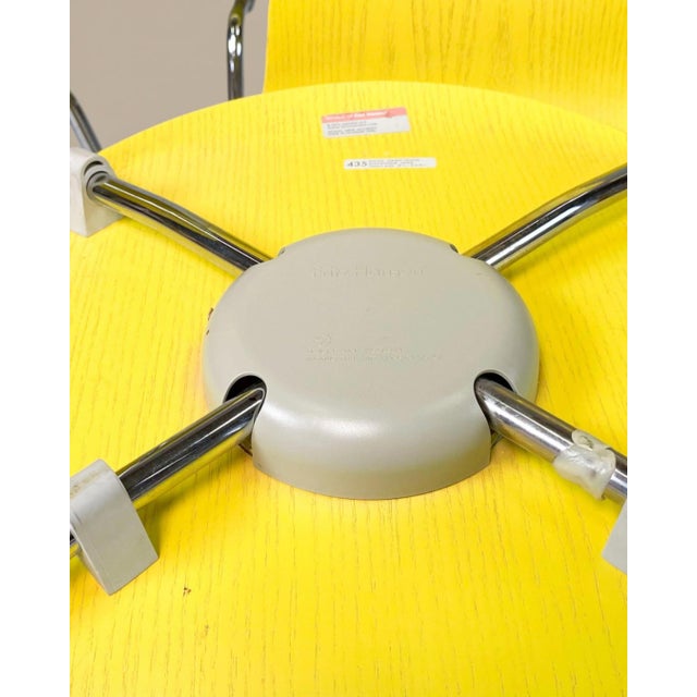 Metal Model 3101 The Ant Chairs by Arne Jacobsen for Fritz Hansen, 1970s, Set of 6 For Sale - Image 7 of 9