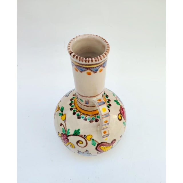 Vietri Sul Mare Ceramic Amphora Vase Designed by Vincenzo Pinto, 1970s For Sale - Image 6 of 12