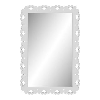 Fleur Home Garden District Satsuma Rectangle Mirror in Graytint, 36x48 For Sale