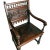 Wood Venice Armchair by Testolini Frères, 1850 For Sale - Image 7 of 7