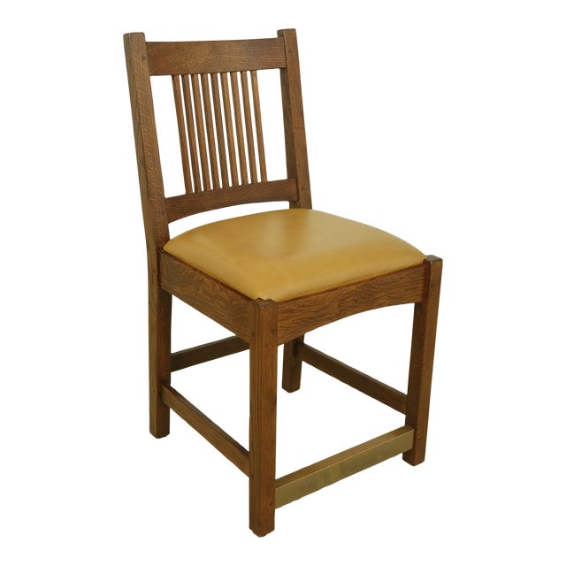 Stickley Mission Oak Arts & Crafts Chair For Sale