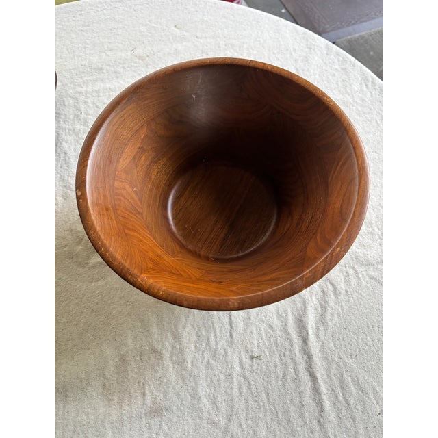 Burl Walnut Bowl For Sale - Image 14 of 15
