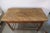 19th Century Antique Elm Wood Tavern Table With Game Carving For Sale - Image 9 of 13