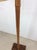 This vintage floor lamp features rattan construction, original finish, unique cantilever arm design, pencil reed rattan...