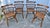 Vintage : 1980's Set of Four Chairs Dining Chairs have a Traditional Style. Made by Ethan Allen. The Wood is Maple. Nutmeg...