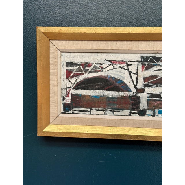 Teddy Sempinski, Transition, 1960s, Oil on Canvas, Framed For Sale - Image 6 of 14