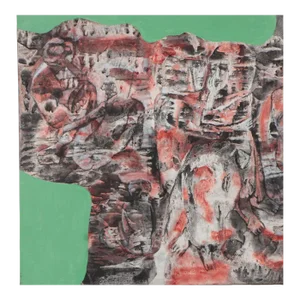 Don Stacy Large-Scale Abstract Figural Nudes Acrylic Painting