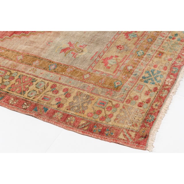 Bohemian Vintage Wool Carpet For Sale - Image 9 of 10