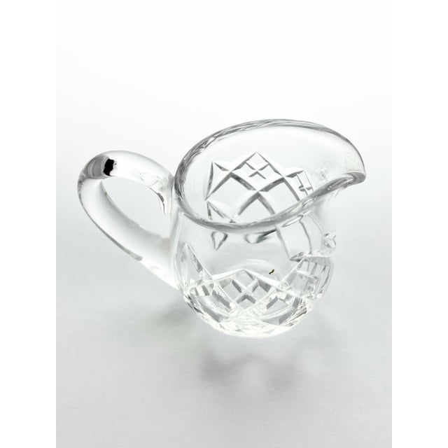 Contemporary 1970s Waterford Vintage Miniature Crystal Creamer Jug For Sale - Image 3 of 5