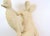 Beige Vintage 1970s French Art Deco Style Plaster Sculpture Figural Lamp For Sale - Image 8 of 13