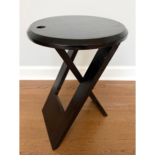 Attributed Adrian Reed “Suzy” Folding Stool for Princes Design Works, 1980s For Sale - Image 4 of 7