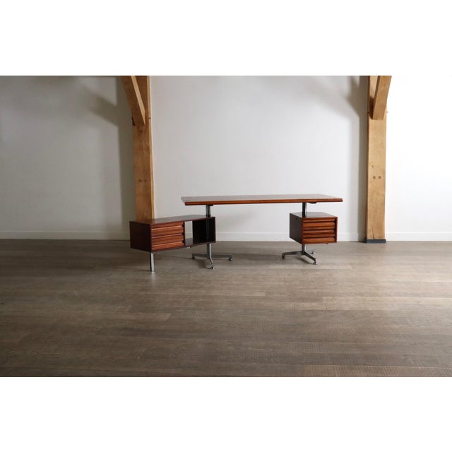 T95 Desk by Osvaldo Borsani for Tecno, Italy, 1956 For Sale - Image 14 of 14