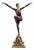 D. H. Chiparus, Art Deco Sculpture of a Gymnast, Bronze on Onyx Base, 1930s For Sale