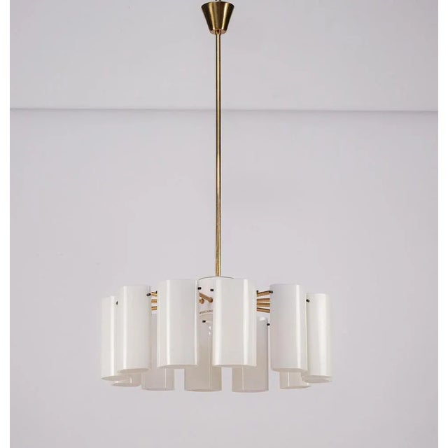 Ark Chandelier attributed to Gert Nyström for Fagerhults, Sweden, 1969 For Sale - Image 3 of 11