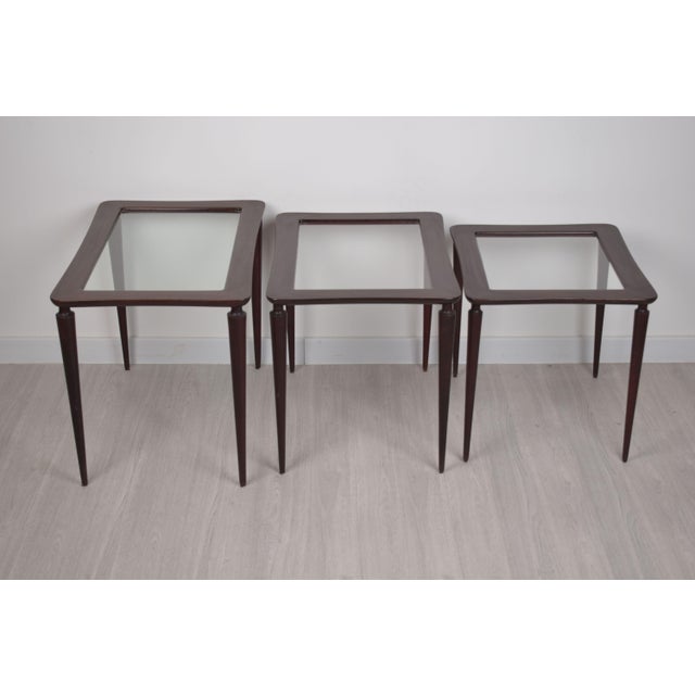 Foldaway Tables, Italy, 1950s, Set of 3 For Sale - Image 6 of 15