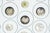 Fascinating Collection of Framed Mother of Pearl Antique Buttons Clothing Fashion For Sale - Image 4 of 14