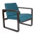 Petrol and Brown Chair by Martin Stoll for Giroflex For Sale - Image 6 of 9