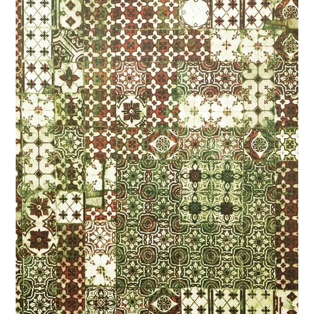 Contemporary Sample - Jean Paul Gaultier for The House of Scalamandré Porto Wallcovering, Laque For Sale - Image 3 of 3