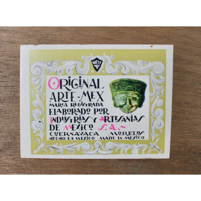 Original mid-century Arte-Mex wall mirror, perhaps by Zarebski, featuring a malachite stone and resin mix in a geometric...