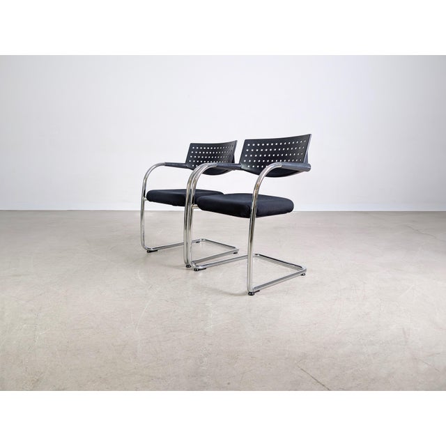 Vitra Visavis Cantilever Chairs from Vitra, Set of 2 For Sale - Image 4 of 10