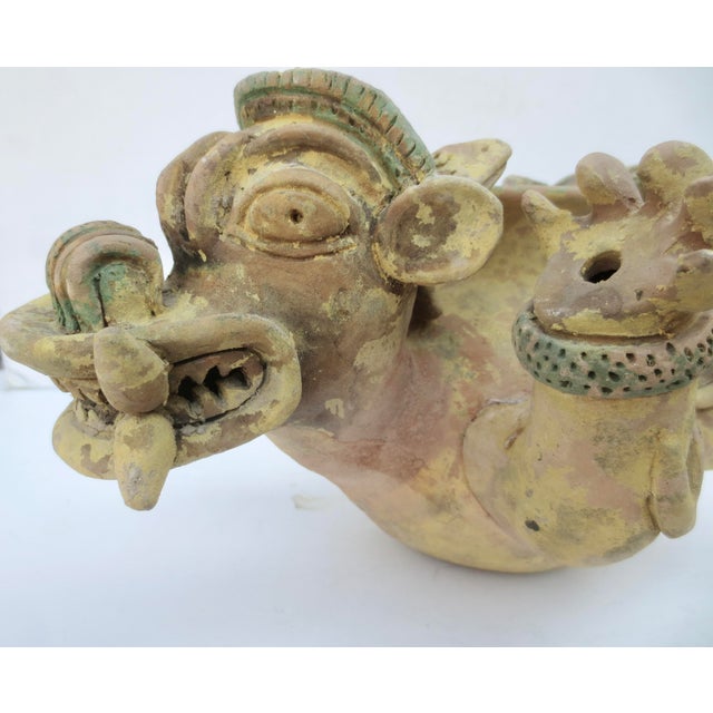 Zapotec Terra-Cotta Effigy Vessel From Monte Alban Circa 200 B C For Sale - Image 12 of 12