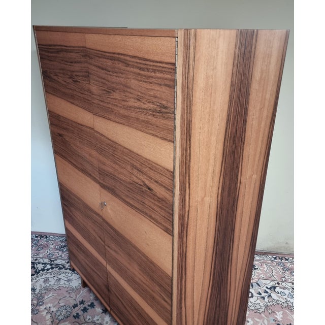 Vintage Wardrobe in Walnut from Tatra Nabytok, 1970s For Sale - Image 13 of 15