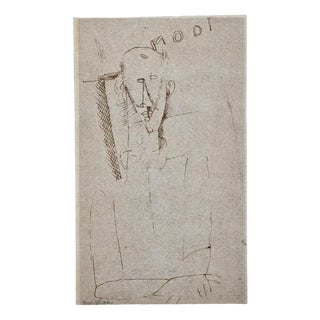 Amedeo Modigliani, Portrait of a Man-Modi, Limited Edition Lithograph, Early 20th Century For Sale