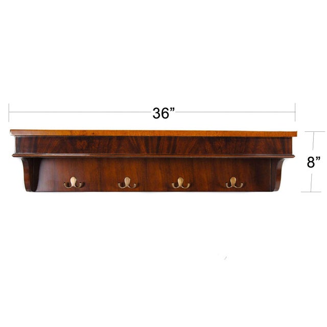 The Mahogany Coat Rack Shelf by Niagara Furniture is a great accessory that is both useful and decorative. Created from...