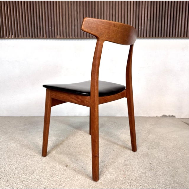 Danish Teak Side Chair by Henning Kjaernulf for Bruno Hansen, 1950s For Sale - Image 14 of 18