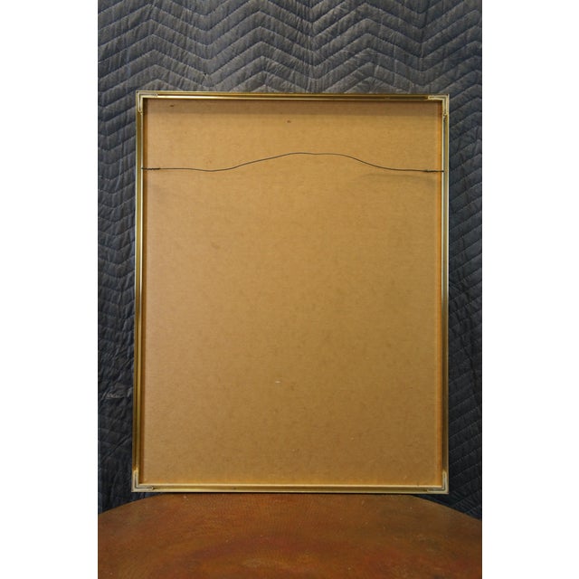 Mid 20th Century Vintage Wojewske 3 Nude Naked Female Figures Lithograph Print 28", Framed For Sale - Image 11 of 11