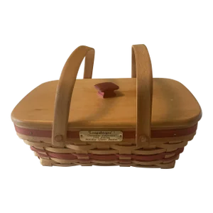 Longaberger 1996 Holiday Cheer Christmas Edition Basket
