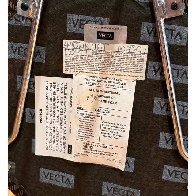 Postmodern 1980s Rare Authentic Pascal Morgue Silver Moon Bar Stools For Sale - Image 3 of 3