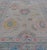Tribal Modern All-Over Floral Oushak With Muted Background and Accent Colors For Sale - Image 3 of 13