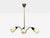 1960s 1960s Sputnik Style, Chandelier, Brass, Enameled Metal, Glass For Sale - Image 5 of 10