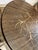 Vintage Mid-Century Modern Round Stacking, Drinks Side Tables With an Abstract ‘Atomic Ranch’ Design on Top & Brass Fittings at the Legs- Set of 3 For Sale - Image 9 of 12