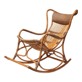 Rattan Rocking Chair For Sale