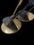 1980s 1980's Fase Vintage Cantilever Brass Black Modern Counterweight Long Arm Table Lamps- A Pair For Sale - Image 5 of 15