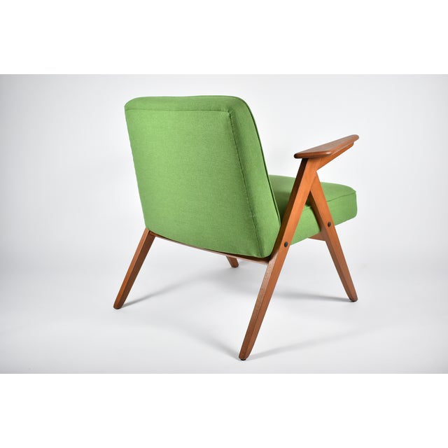 Bunny Armchair in Green Fabric, 1960s For Sale - Image 13 of 18