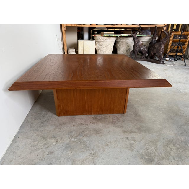 1960's Mid Century Vejle Stole & Møbelfabrik Square Coffee Table For Sale In Miami - Image 6 of 18