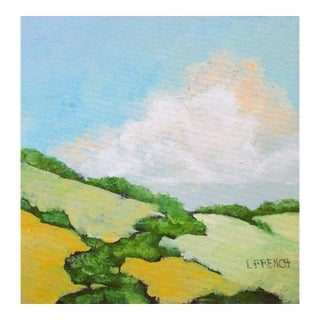 Ojai Hills Lynne French California Landscape 8x8 O/C For Sale