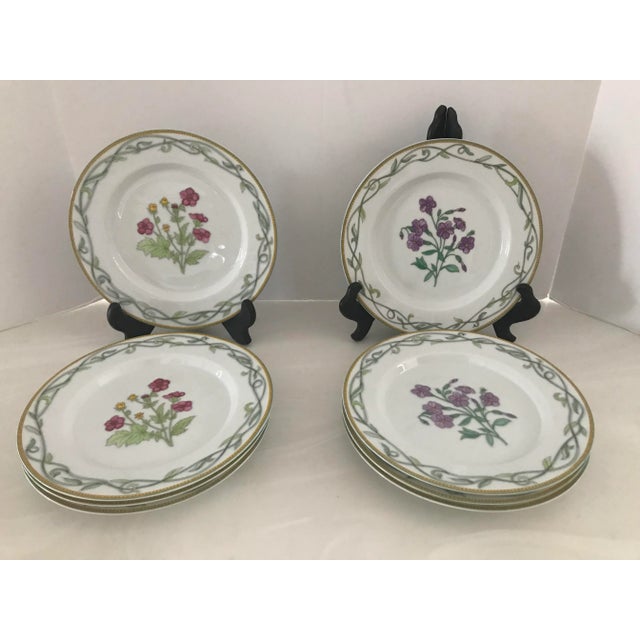 Dansk Tivoli Gardens Set of Eight Plates Japan For Sale In Detroit - Image 6 of 7