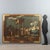 Oil on canvas. A large architectural capriccio featuring the remains of a fragment of a classical temple colonnade, rising...