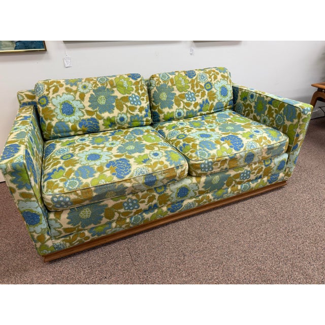Fabulous 1960’s Upholstered Loveseat by Flair Furniture. Flair, a High Point, NC furniture company, was established in...