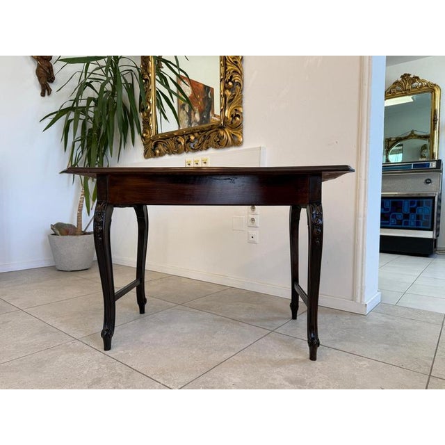 Black Neo-Rococo Table Desk or Side Table For Sale - Image 8 of 8