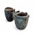 Pair of Vintage Patinated Industrial Crucible Planters, Rustic For Sale - Image 4 of 18