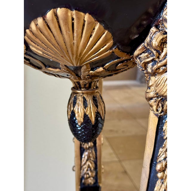 Empire Neo Classical Traditional Ram’s Head With Marble Top Pedestal Plinth For Sale - Image 10 of 12