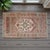 1970s Vintage Hand-Knotted Small Rug Muted Color Organic Wool Doormat Entry Decor 2x3 Ft Approx For Sale - Image 4 of 14