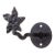 1950s Spanish Iron Flower Wall Hook For Sale